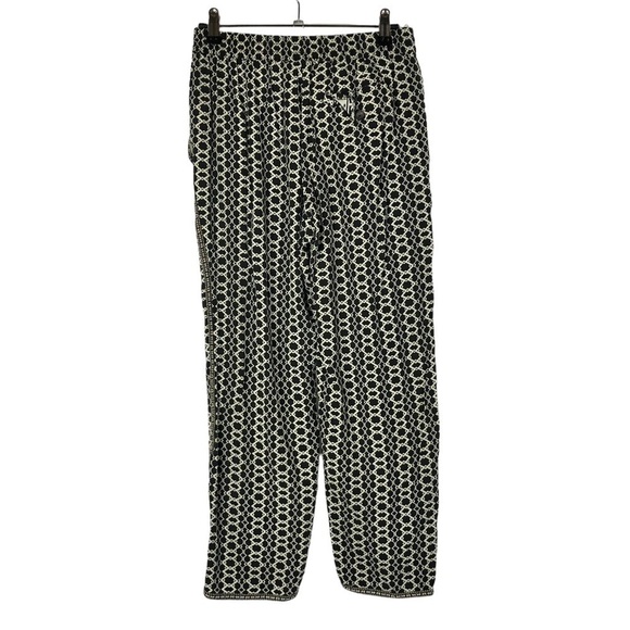 Anthropologie Hei Hei Black & White Tulip Hem Printed Soft Pants XS - Picture 2 of 4